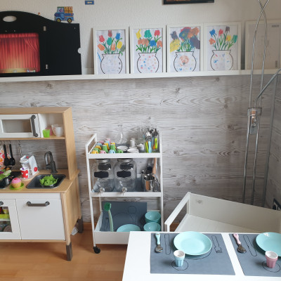 Spielraum mit Essbereich
