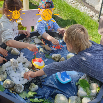 Kinder in Aktion